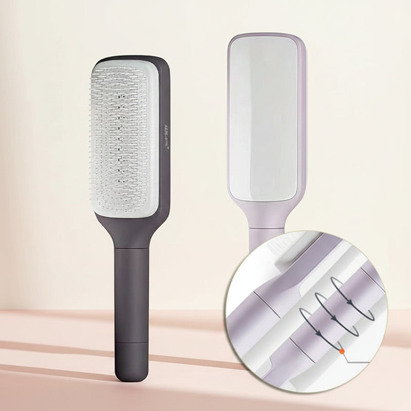 4 In 1 Self Cleaning Hair Brush