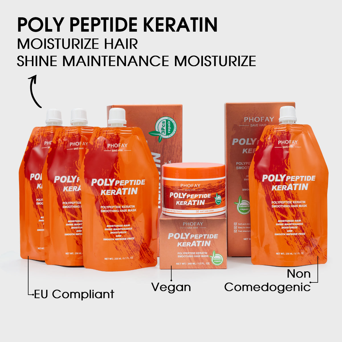 PHOFAY POLY KERATIN BURNT HAIR RESTORATION CREAM - Online Beauty Cart