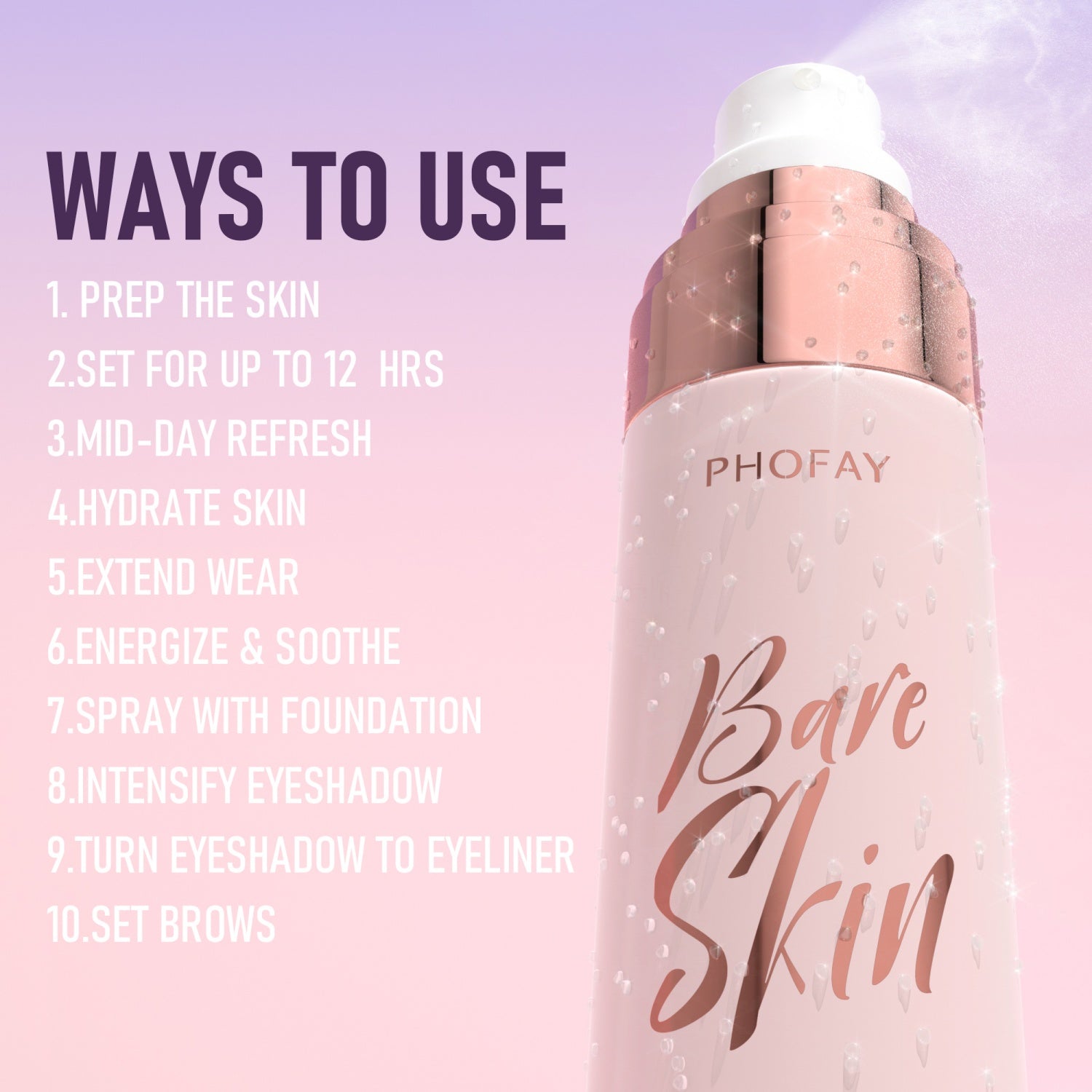 PHOFAY Moisturizing Setting Spray - Online Beauty Cart