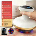 Electric Gua Sha Facial & Body Massager – Rechargeable Scraping Tool with Vibration for Lymphatic Drainage, Contouring & Glow