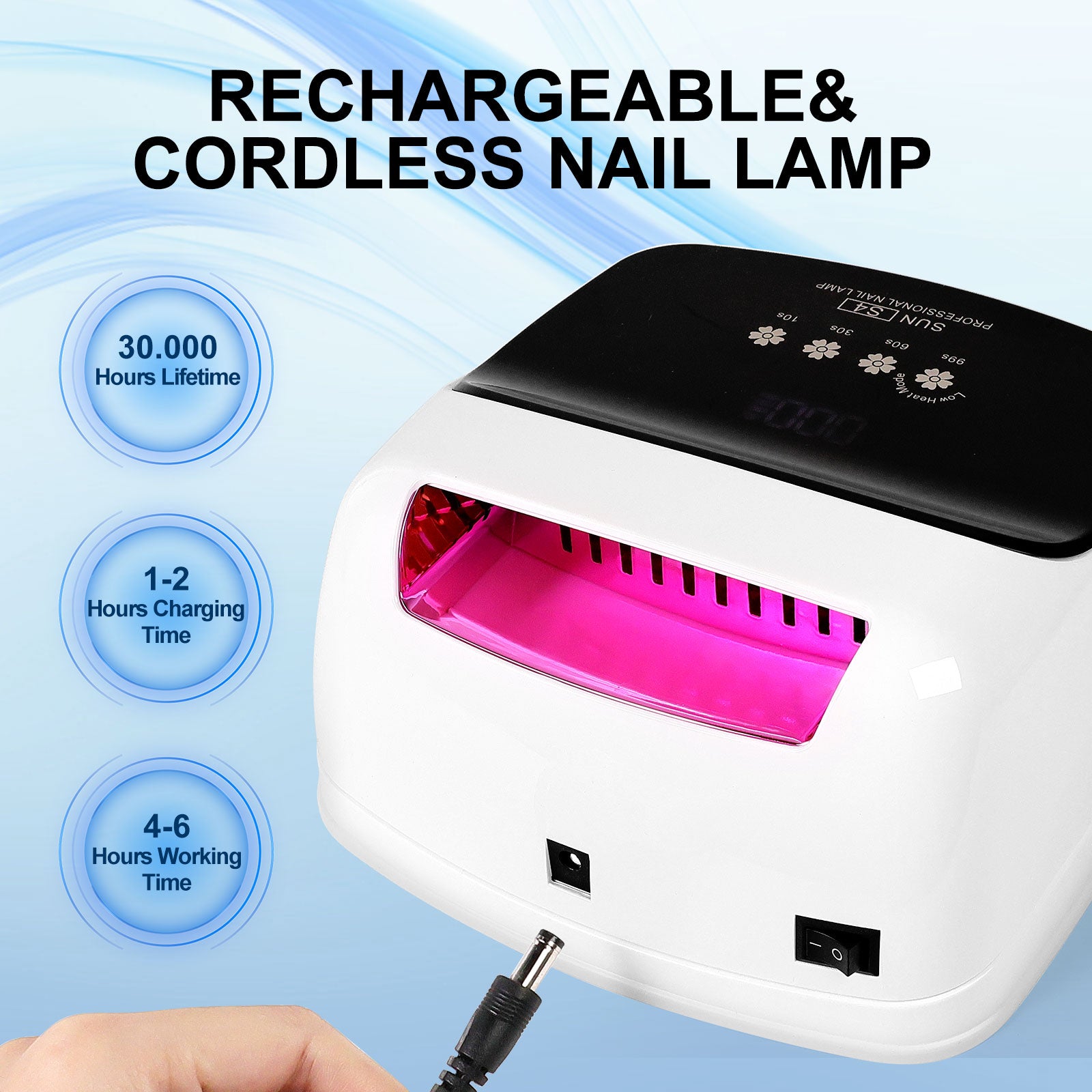 Sun Cordless UV LED Nail Lamp - Online Beauty Cart