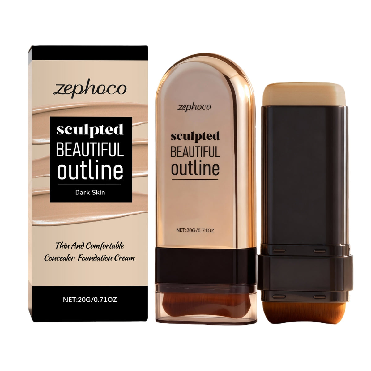 ZEPHOCO Concealer Foundation Stick - Online Beauty Cart
