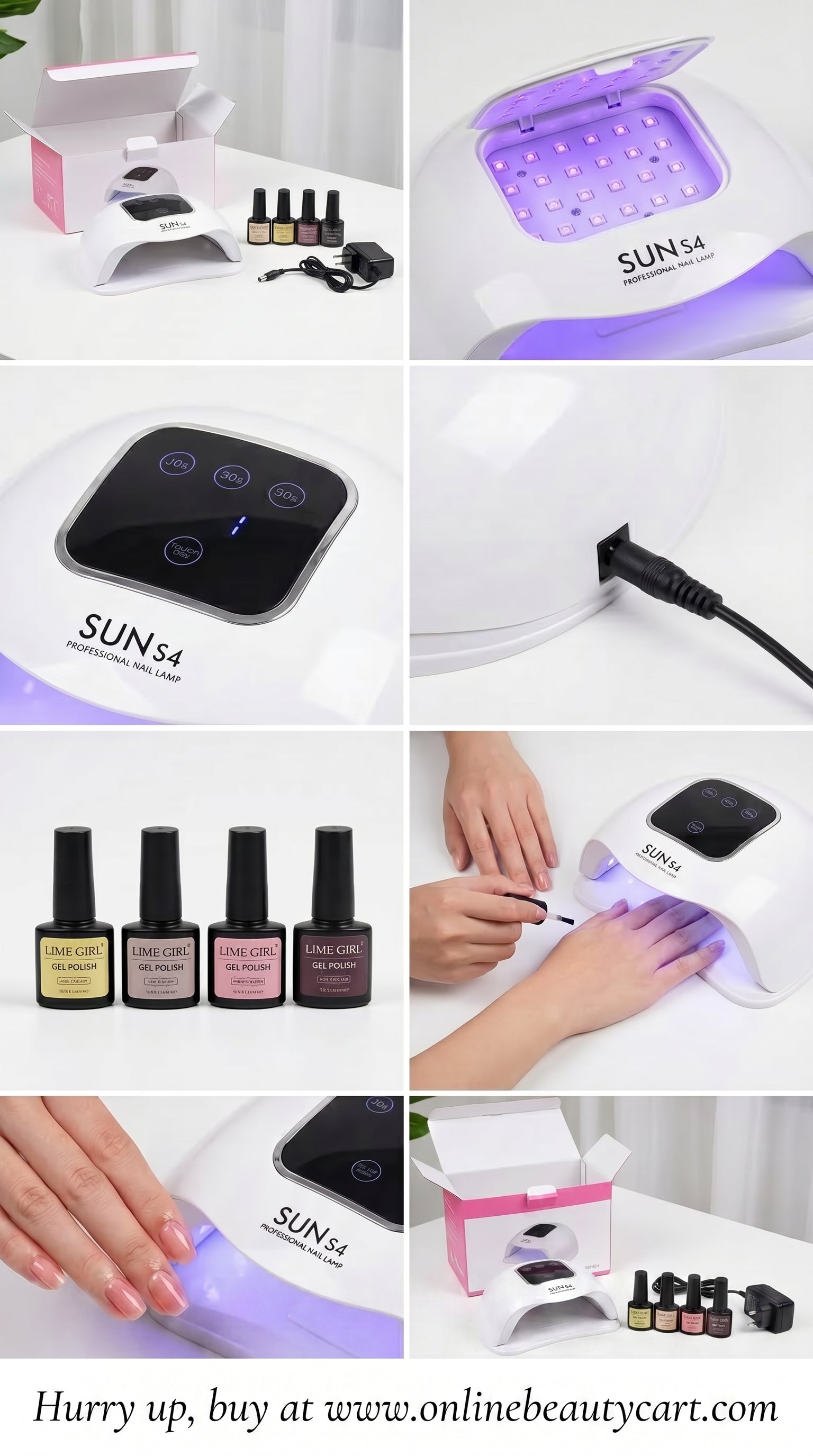 Sun Cordless UV LED Nail Lamp - Online Beauty Cart