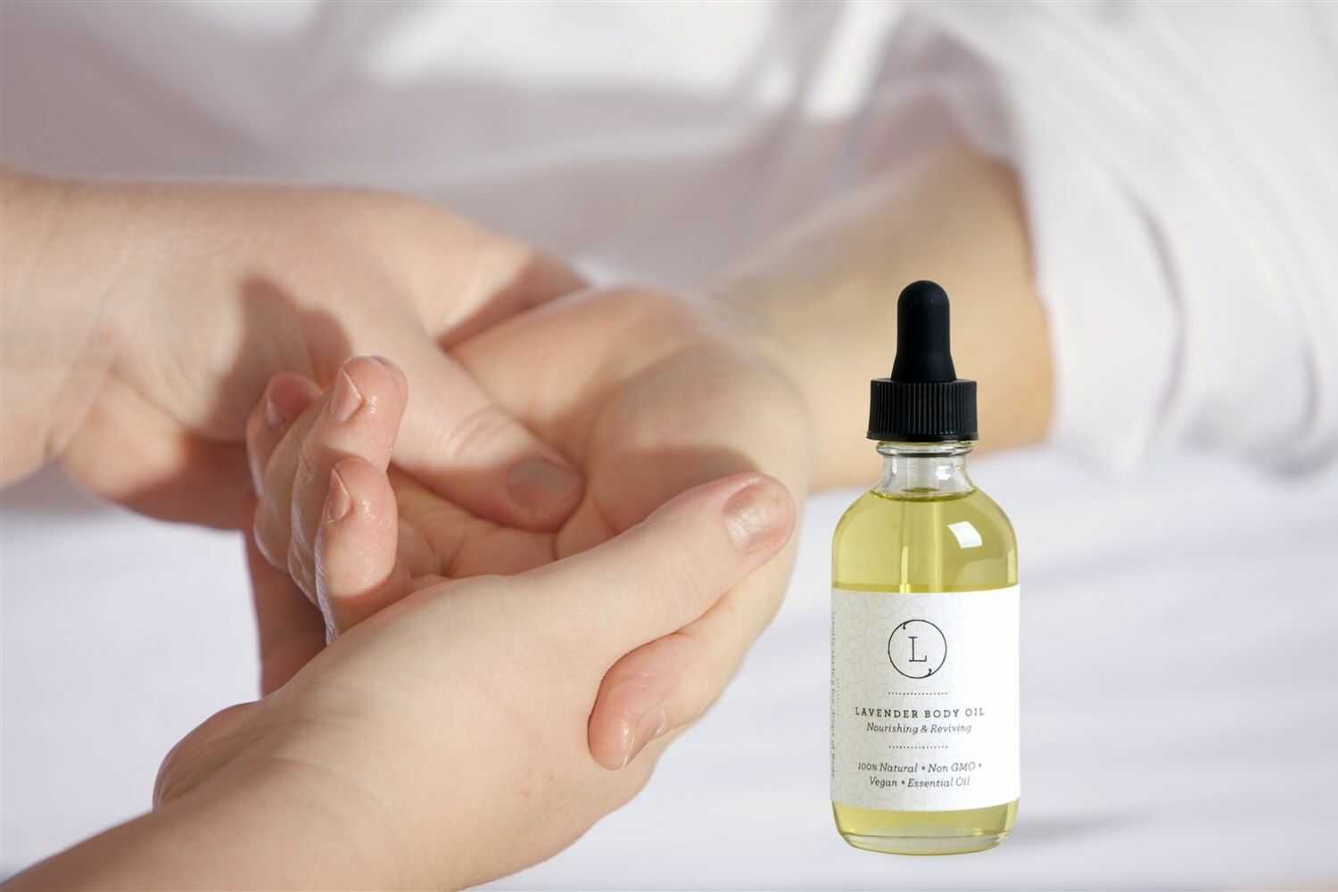 Lavender Body Oil, Natural Moisturizing Body Oil - Online Beauty Cart