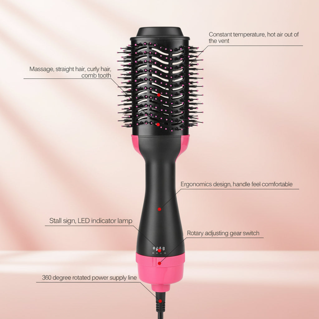 2-in-1 Blowout Hair Brush