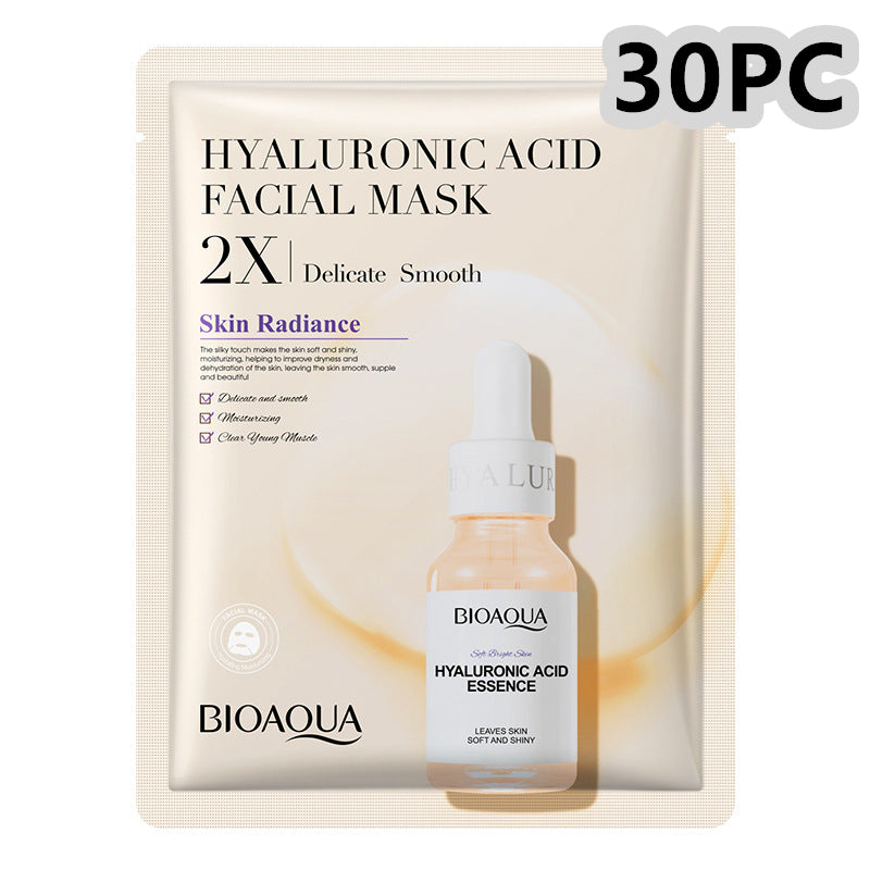 Collagen Face Mask Moisturizing Firming Face Sheet Mask Hyaluronic Acid Facial Masks Beauty Skin Care Gel Skin Care - Online Beauty Cart
