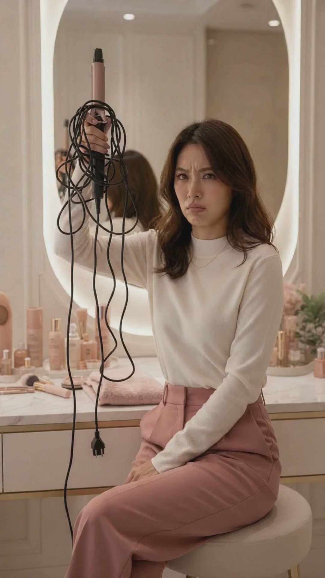Rechargeable Automatic Hair Curler Women