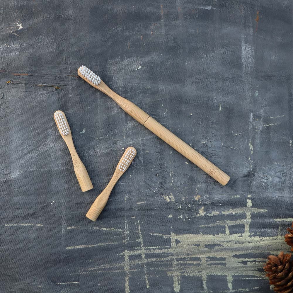 Refillable Bamboo Toothbrush (Canada Only) - Online Beauty Cart